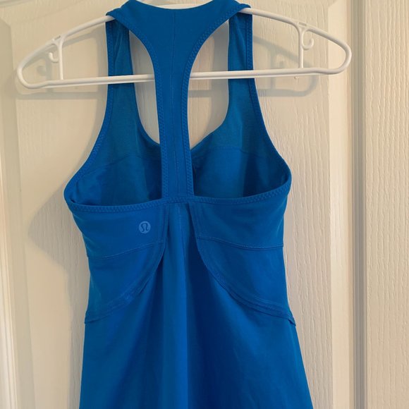 Lululemon Power Up Racerback Tank Blue - Picture 2 of 5